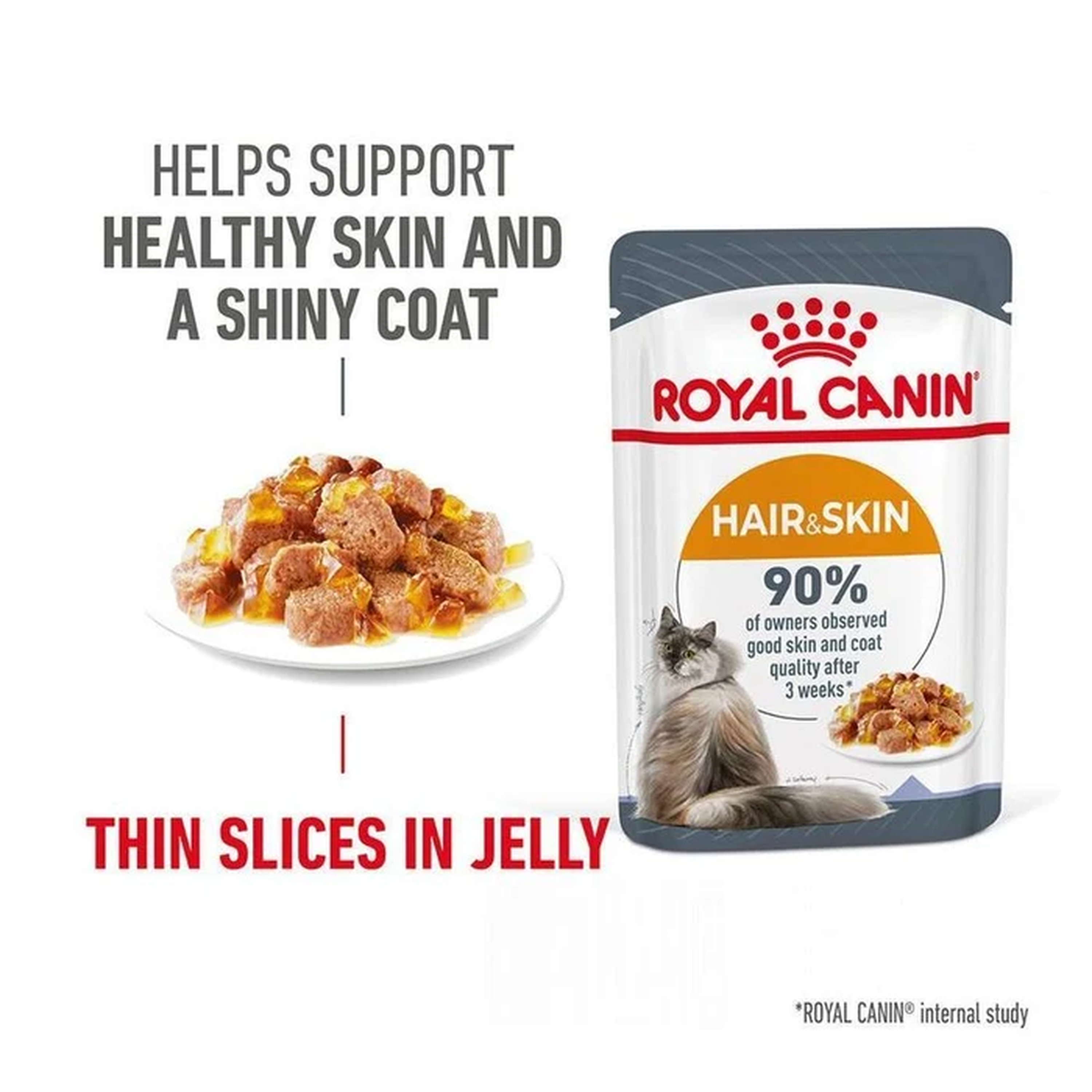 (COMING SOON) Royal Canin Hair & Skin Care Adult Pouch Cat Food